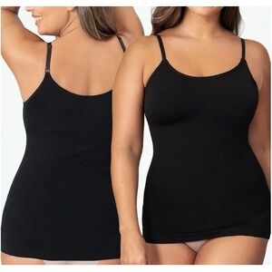 Shapermint Women's Black All Day Every Day Scoop Neck Cami Tank Top NWT Size 4XL